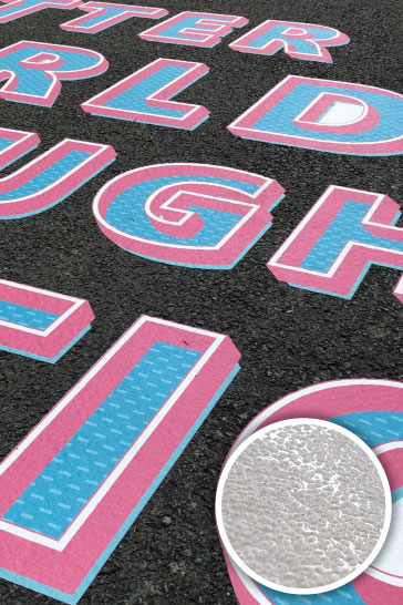 フロアステッカー(AL-W)｜ADSIGN